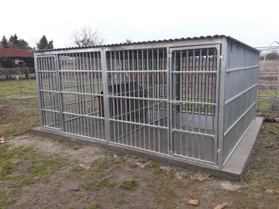 Kojec / boks dla psa ocynkowany. Producent