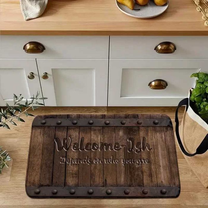 Wycieraczka antypoślizgowa z wzorem 40 x 60 cm