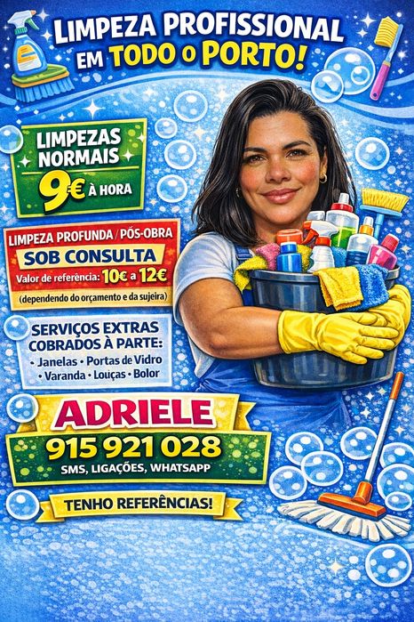 Limpeza, Qualidade, Confiança e Brilho — O Seu Lar Nas Melhores Mãos