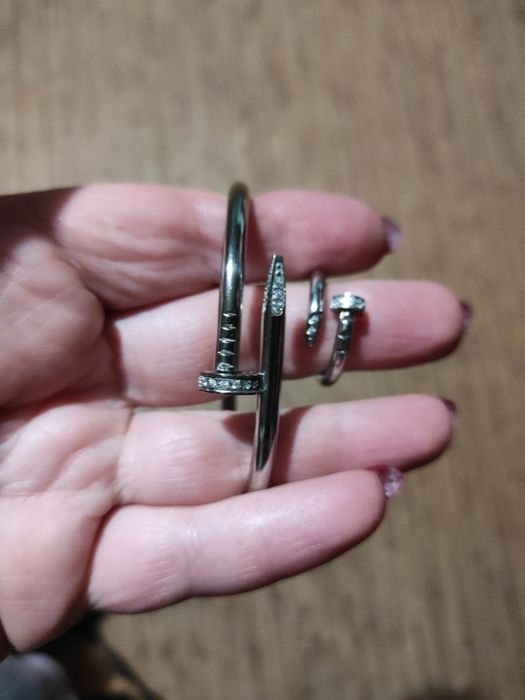 Набор медсплав. Браслет и кольцо