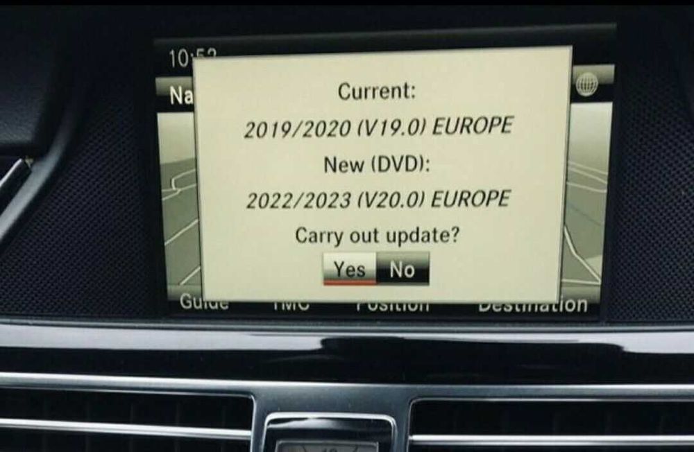 Atualização GPS Mercedes NTG 4.5/4.7 Pendrive + Código Mapas 2022/2023
