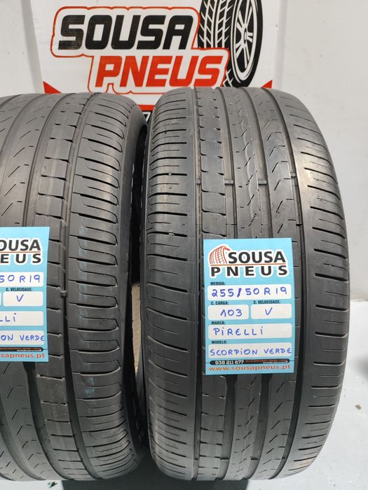 2 pneus semi novos 255-50R19 Pirelli - Oferta dos Portes