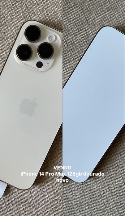 Iphone 14 pro max dourado