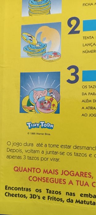 Caderneta tazos completa 1995