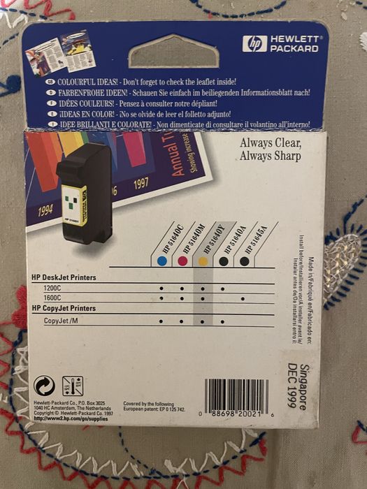 Tinteiro inkjet preto