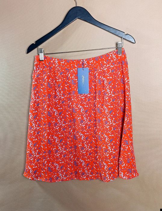 2NDDAY Spódnica Anastasia Camo Mandaryn Red Wiskozowa Nowa Rozmiar 38