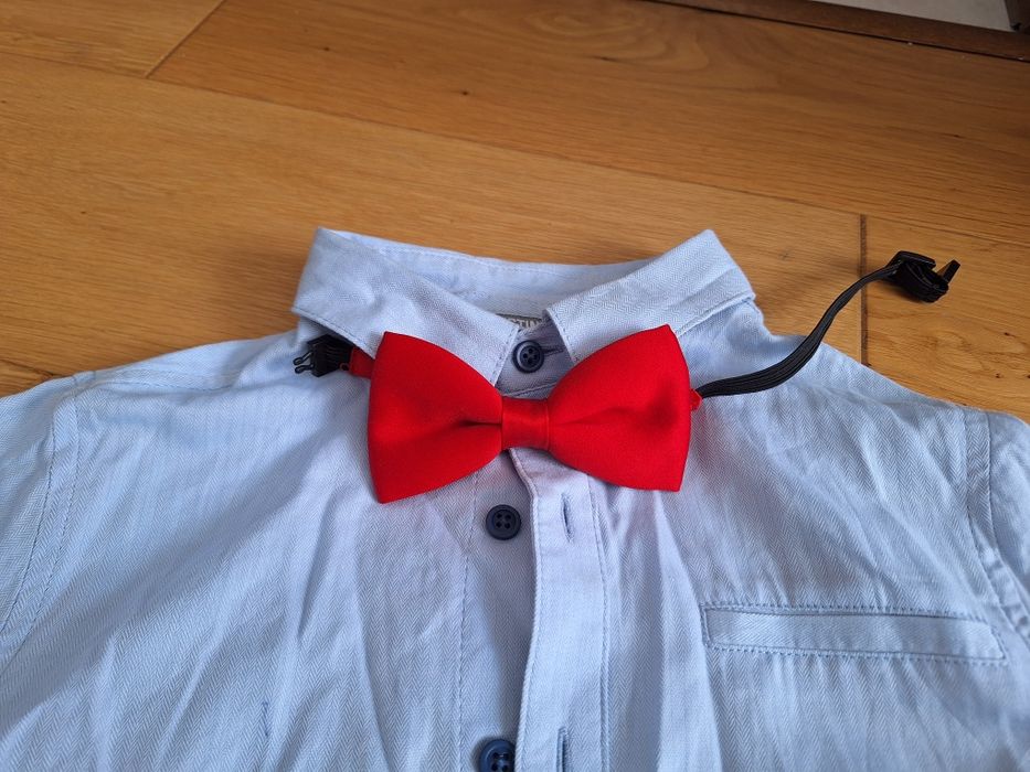 Koszula długi rękaw + mucha