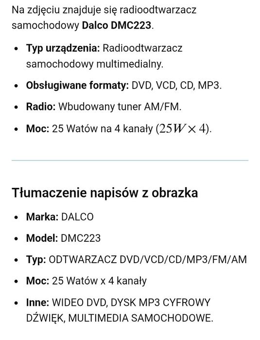 Radio samochodowe