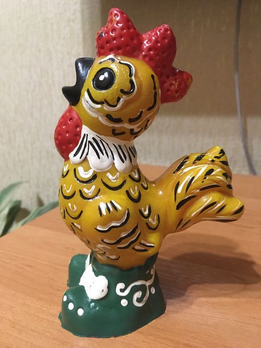 Игрушка Петушок резиновая пищалка