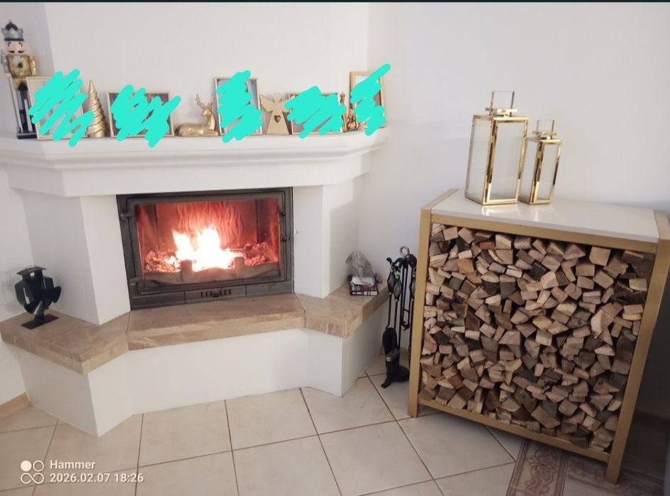 Stojak na drewno kominkowe