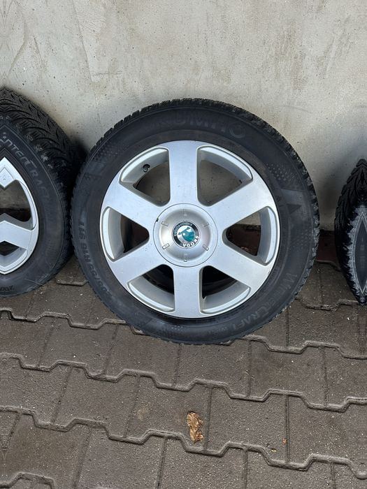 Felgi aluminiowe 5x112 komplet 15 z oponami skoda octavia 2  golf v