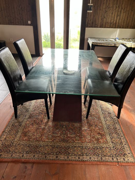 Mesa sala e 4 cadeiras