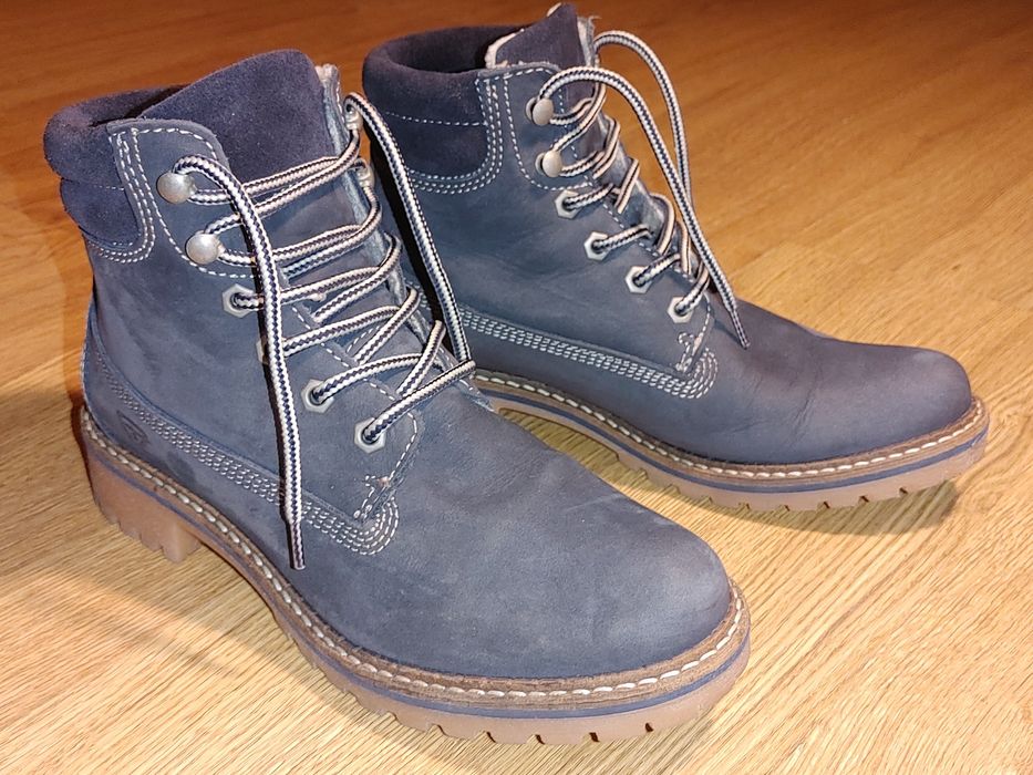 Trapery skórzane TAMARIS ...jak nowe.