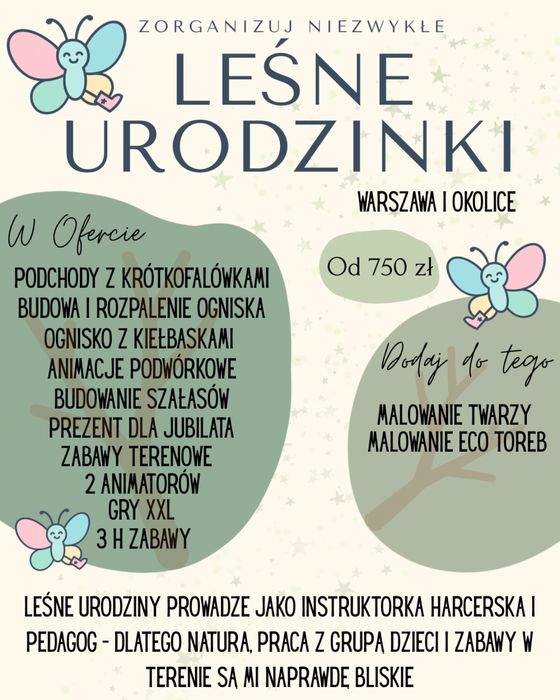 Animatorka, animacje urodzinowe, Warszawa + okolice