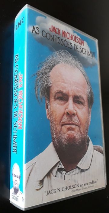 VHS "As Confissões de Schmidt" (Jack Nicholson) -