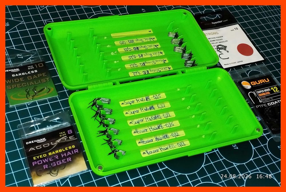 Zestaw przyponów do Method Feeder 55 szt + piórnik