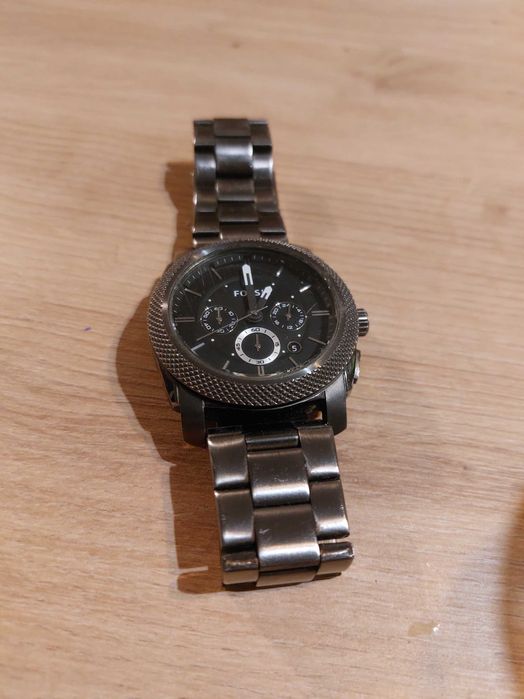Zegarek Fossil Machine Grey Stainless Steel 42mm - męski