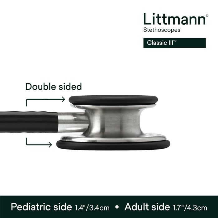 3M Littmann Classic III 5620 – stetoskop lekarski, czarny, 69 cm