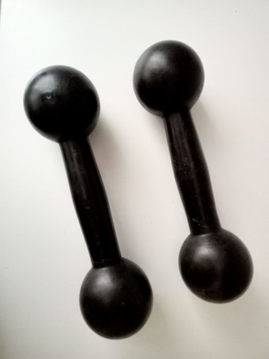 Гантели 0,5 кг в прорезиненной каучуковой оболочке ссср