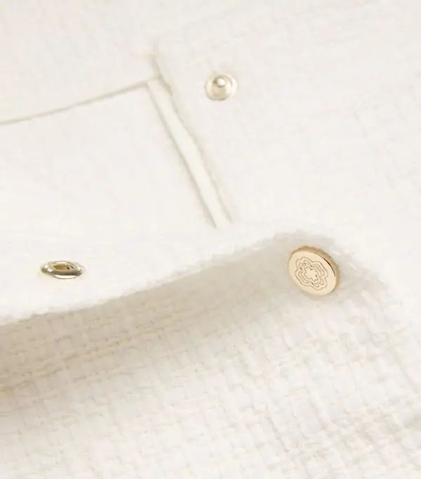 Блуза-топ, кроп-топ з твіду maje