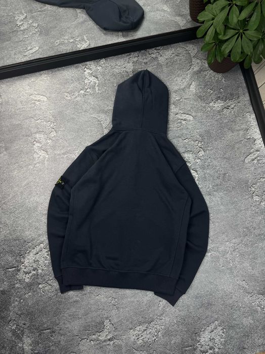 Зіп-худі Stone Island ANTHRACITE зип худи Стон Айленд антрацит кофта