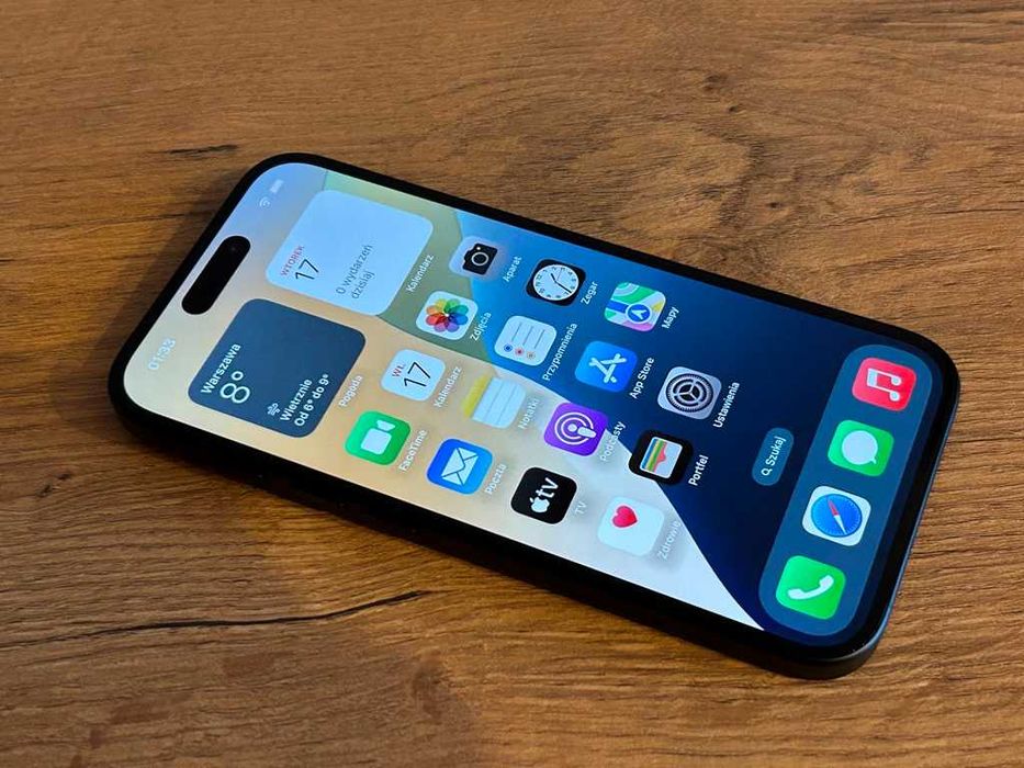 iPhone 16 128GB Czarny Black Komplet 17 Kondycja: 95%