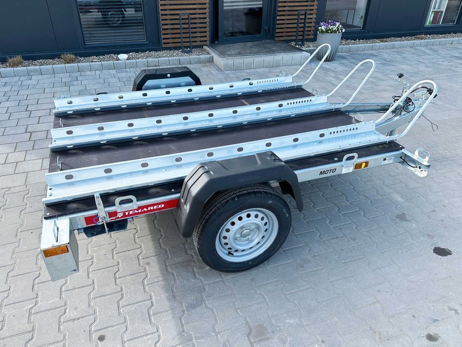 TEMARED MOTO 3 przyczepa motocyklowa przyczepka pod motocykl 1 / 2 / 3
