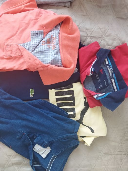 Sprzedam dużą pakę ubrań dla szczupłego chłopca 146/156