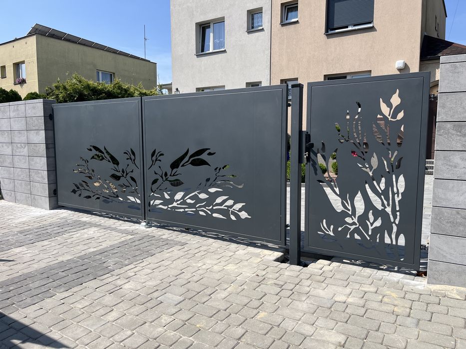 Ogrodzenia . Ogrodzenia grzebieniowe , poziome, panelowe . Laserowe