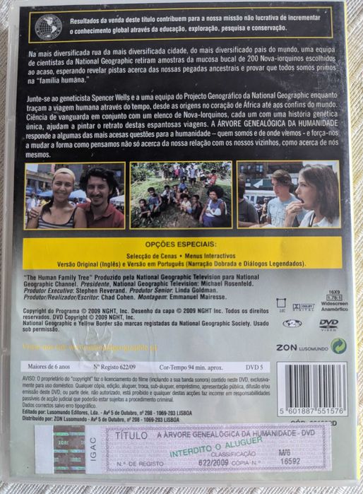 Coleção 4 DVDs Documentários National Geographic - Como Novos