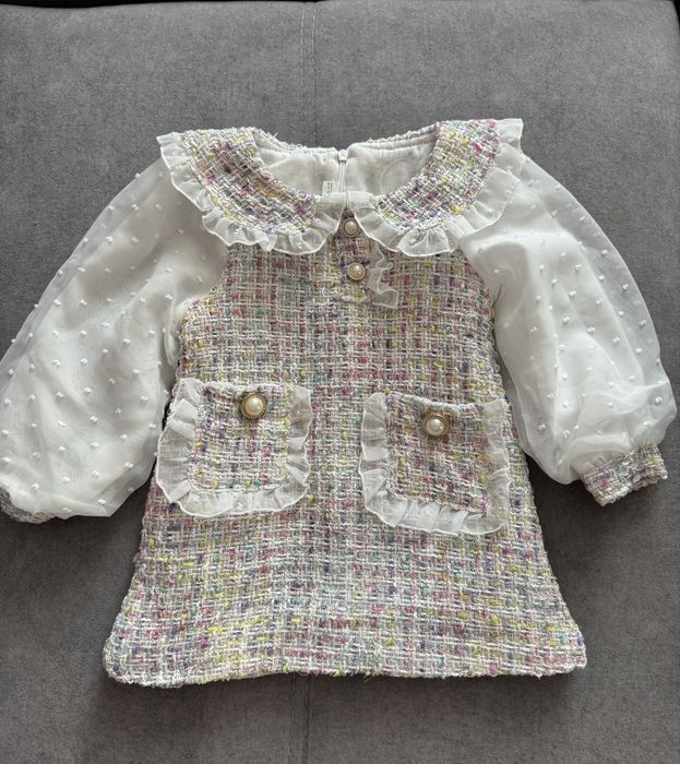 Твідова сукня для дівчинки