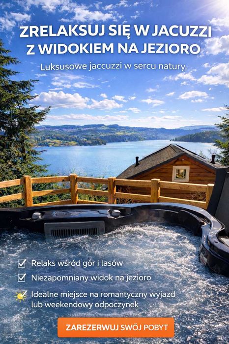 Domek nad jeziorem Rożnowskim całoroczny