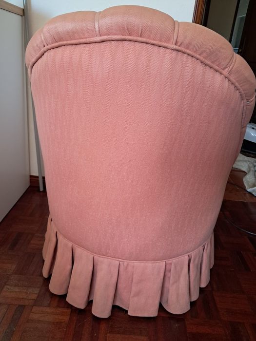 Sofá Poltrona rosa
