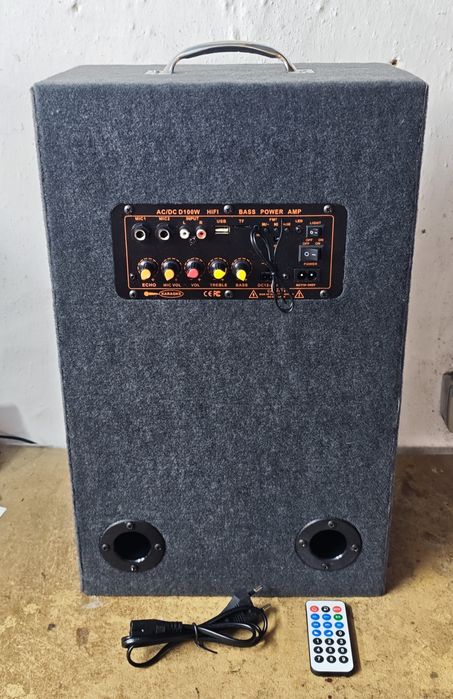 Caixa de som bluetooth USB mic NOVO