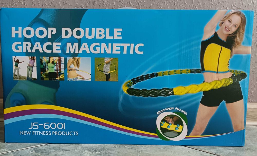 Hula hop z magnetycznymi wypustkami