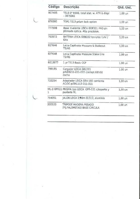 Estação Total TS13 3" R500 ATR & display