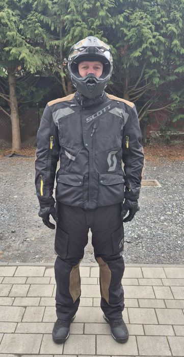 Kurtka XL i spodnie XXL motocyklowe tekstylne Scott Dualraid Dryo