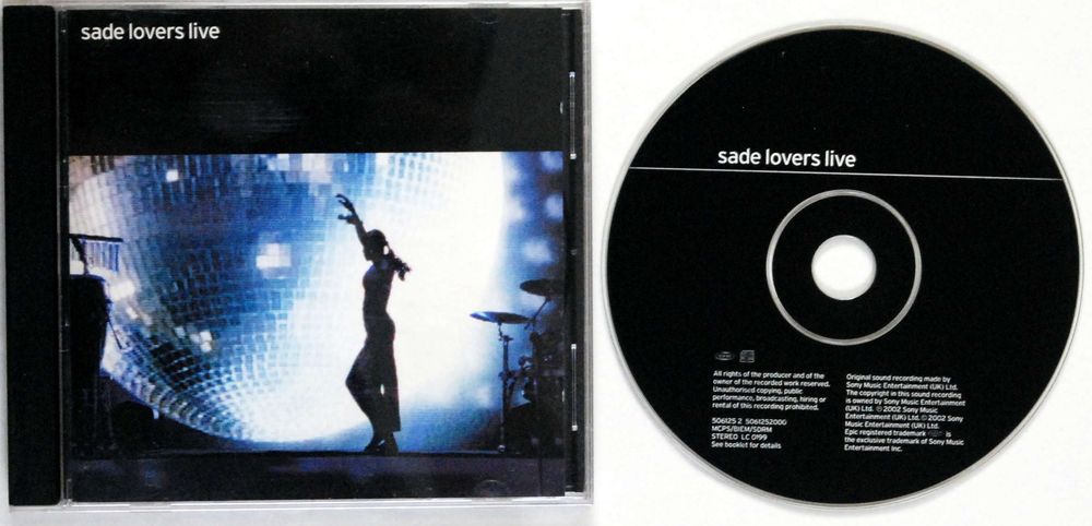 (CD) Sade - Lovers Live (2002r.)
