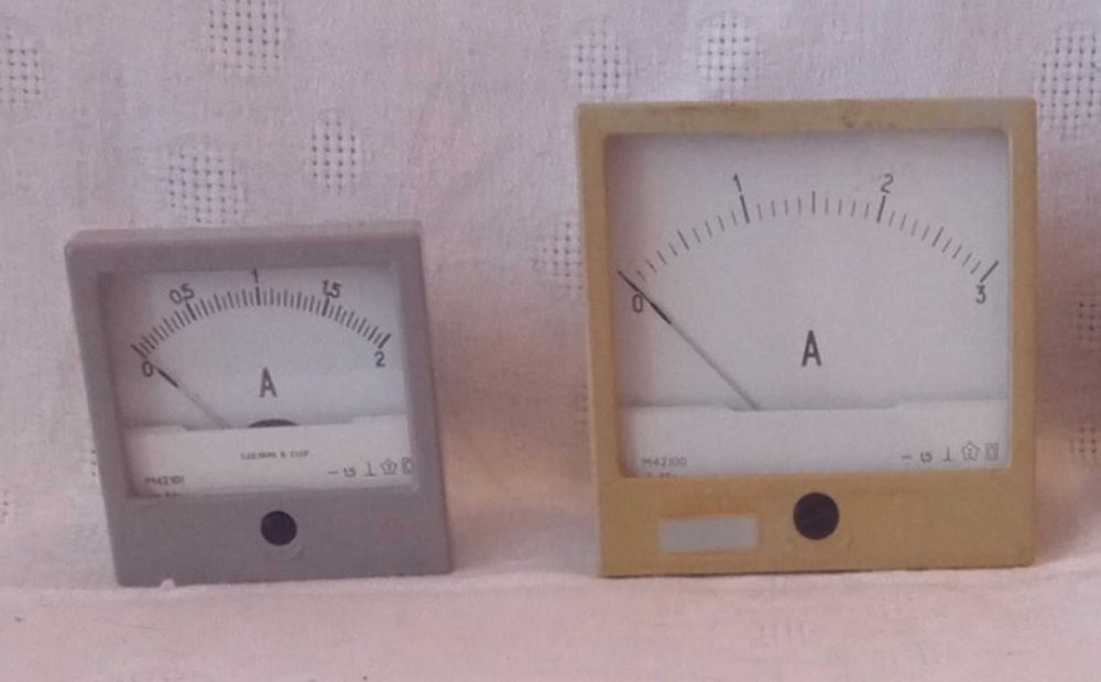 Амперметри, вольтметри, вимірювальні головки