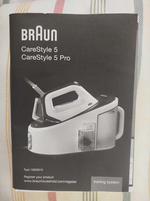 Ferro de engomar com caldeira Braun Carestyle 5 Pro NOVO