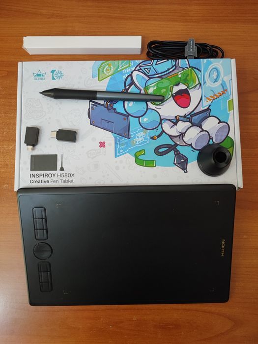 Mesa Digitalizadora com Tela HUION Inspiroy H580X