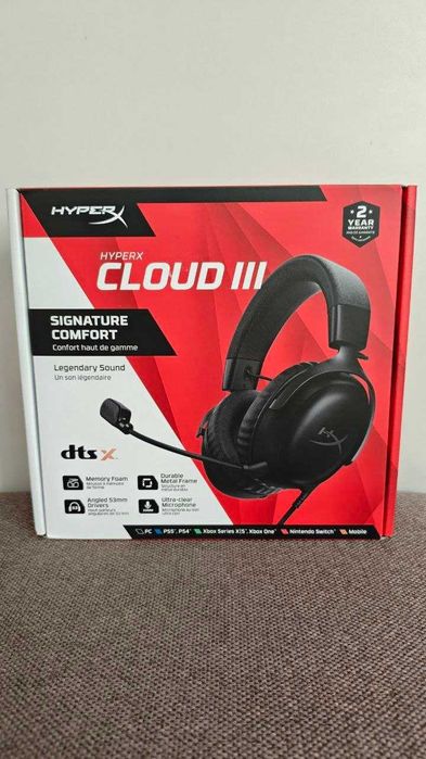 Навушники HyperX Cloud III Black (727A8AA)