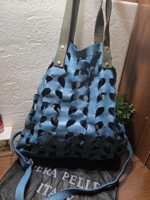 Сумка-шоппер, Італія, натуральна шкіра