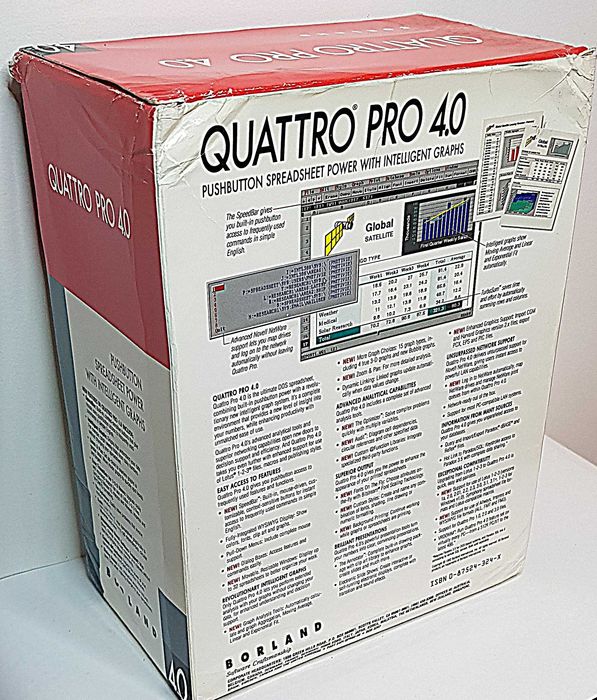 Quattro Pro 4.0 BORLAND