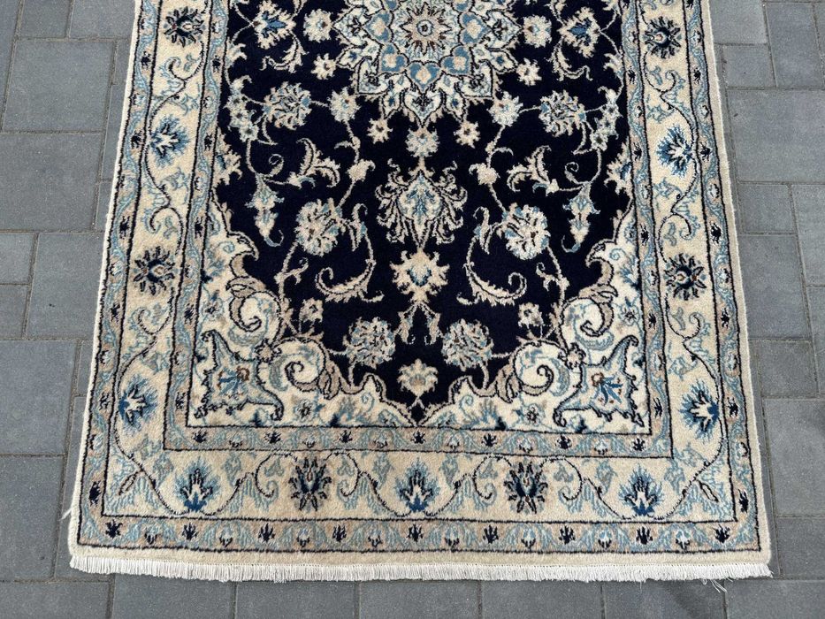 Nain Perski Dywan Ręcznie Tkany Wełniany Iran 206x116