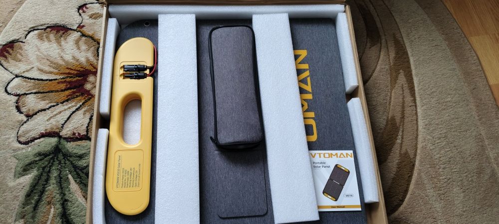 Сонячна панель vtoman vs110 110w 19v ip67 mc-4/anderson/xt60/dc5521