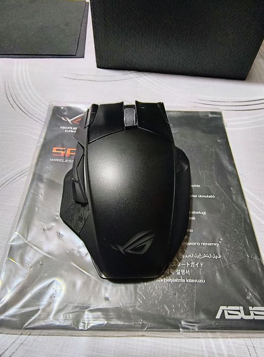 Myszka Asus Rog Spatha RGB | Bezprzewodowa / Przewodowa | Full Komplet Stan BDB