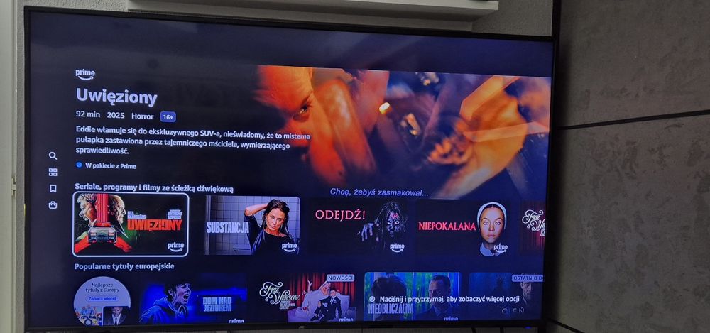 Telewizor 65 cali 4K UHD JTC NS-65 zamiana