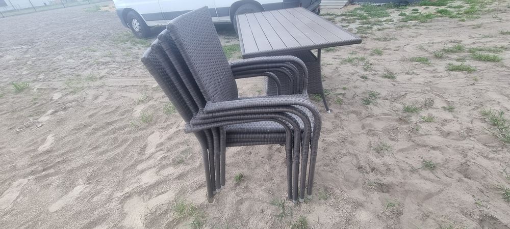 Stół + krzesła zestaw ogrodowy