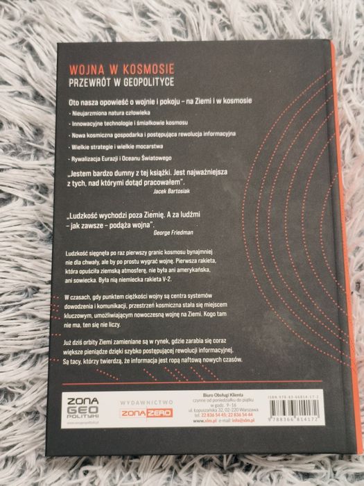 Wojna w kosmosie – Jacek Bartosiak, George Friedman (Stan idealny + AUTOGRAF